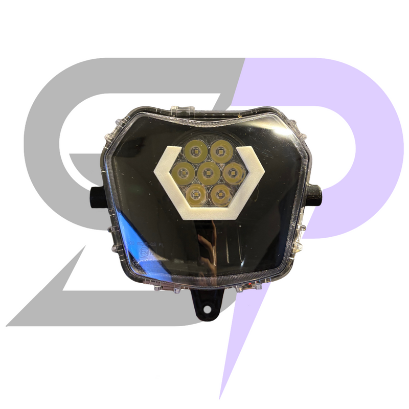Faro Exagonal Eye RGB per Fantic 2.0 | Sondera Project
