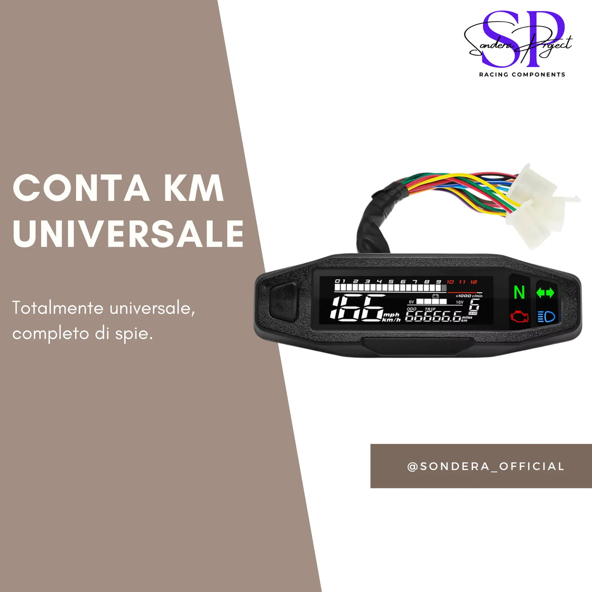Tachimetro universale per Moto My Store