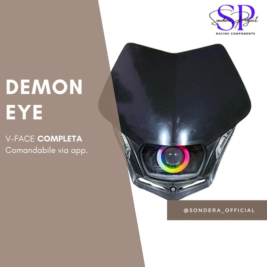 Faro DEMON Eye RGB - V-FACE Completa Sondera
